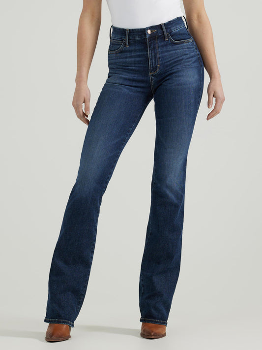 Wrangler Women's Bespoke High Rise Bootcut Jean -  Lacey