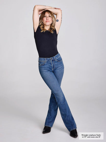 Wrangler Women's Bespoke High Rise Bootcut Jean - Ada