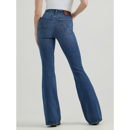 Wrangler Women's Bespoke High Rise Flare Jean - Lily