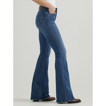 Wrangler Women's Bespoke High Rise Flare Jean - Lily