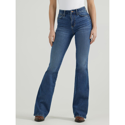 Wrangler Women's Bespoke High Rise Flare Jean - Lily
