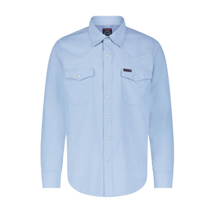 Wrangler ATG™ Men's Drover Utility Shirt - Cerulean - Basics Clothing Store