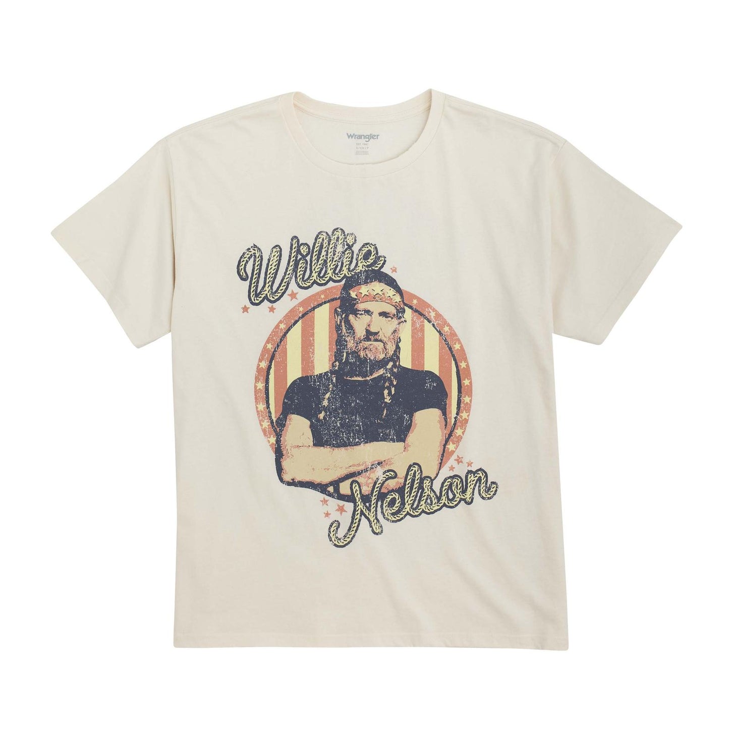 Wrangler® Women's Willie Nelson Oversized Band Tee