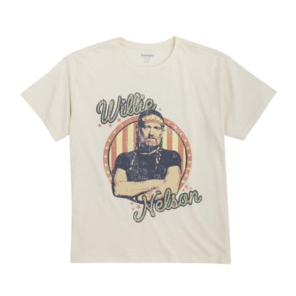 Wrangler® Women's Willie Nelson Oversized Band Tee