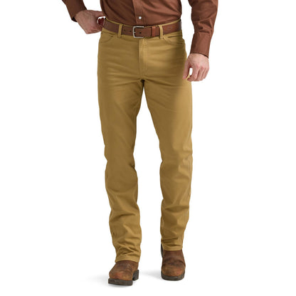 Wrangler® Men's Premium Performance Tough Comfort Cowboy Cut® Regular Fit Canvas Jean - Kelp