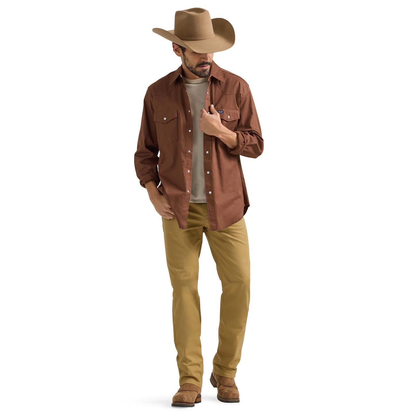 Wrangler® Men's Premium Performance Tough Comfort Cowboy Cut® Slim Fit Canvas Jean - Kelp