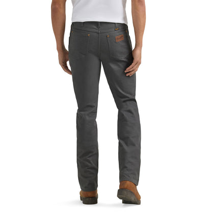 Wrangler® Men's Premium Performance Tough Comfort Cowboy Cut® Slim Fit Canvas Jean - Grey Pinstripe