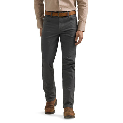 Wrangler® Men's Premium Performance Tough Comfort Cowboy Cut® Slim Fit Canvas Jean - Grey Pinstripe