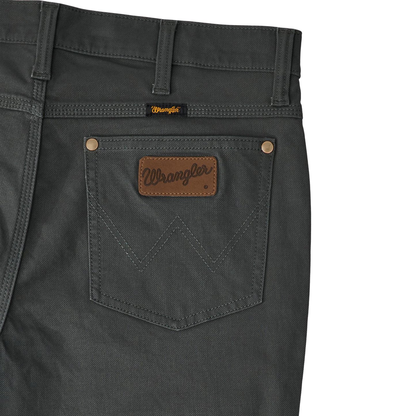 Wrangler® Men's Premium Performance Tough Comfort Cowboy Cut® Slim Fit Canvas Jean - Grey Pinstripe