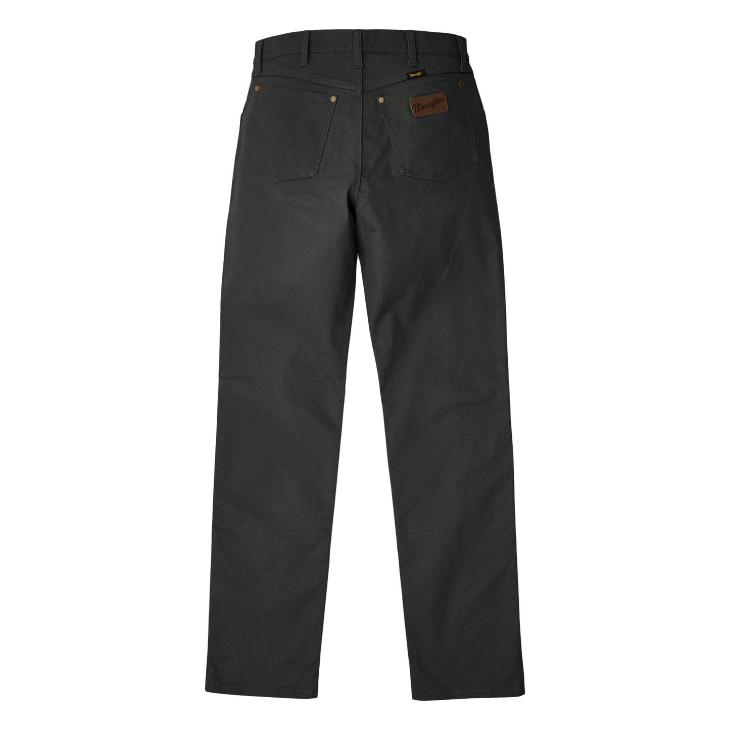 Wrangler® Men's Premium Performance Tough Comfort Cowboy Cut® Regular Fit Canvas Jean - Grey Pinstripe