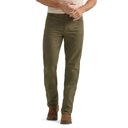 Wrangler® Men's Premium Performance Tough Comfort Cowboy Cut® Regular Fit Canvas Jean - Sea Turtle