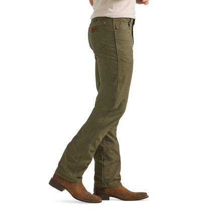 Wrangler® Men's Premium Performance Tough Comfort Cowboy Cut® Regular Fit Canvas Jean - Sea Turtle