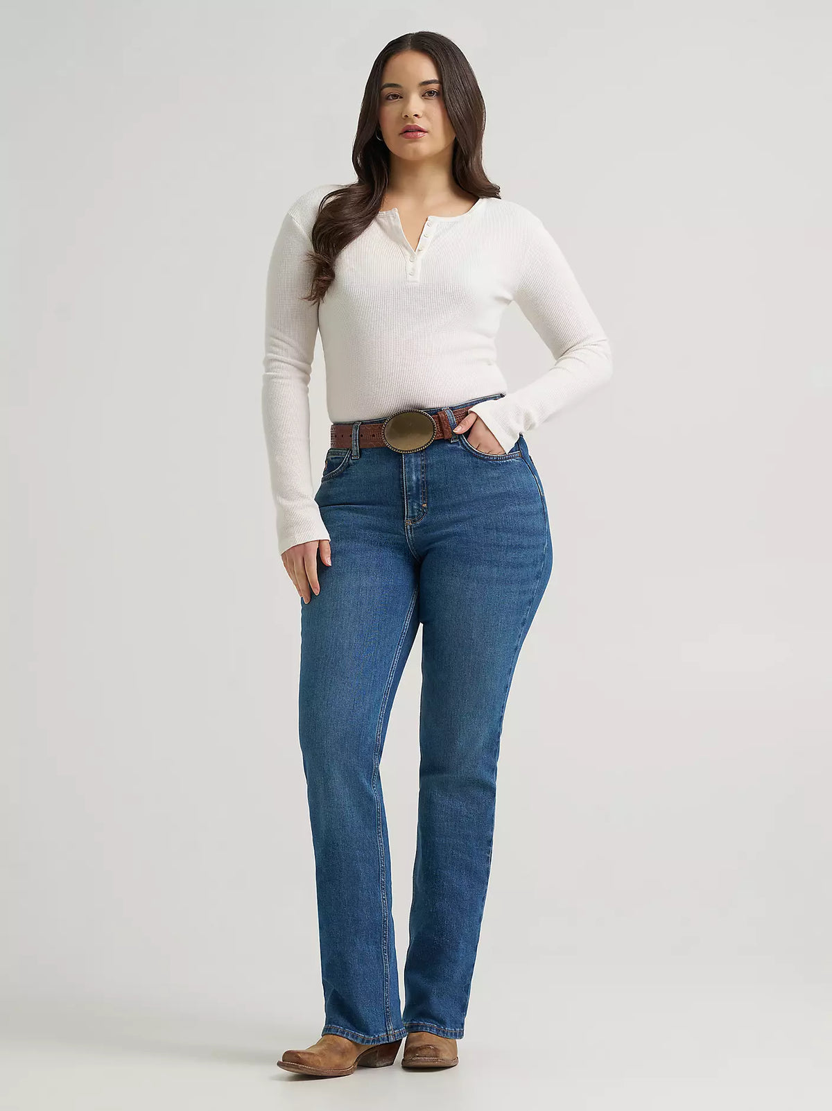 Wrangler® The Riding Jean - Rodeo Boot - High Rise - Lillian - 112367607