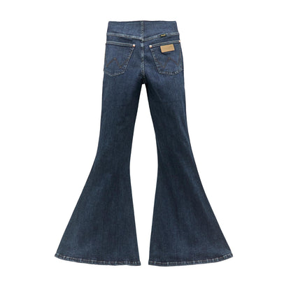 Wrangler® Women x Lainey Wilson Pull On Bell Bottoms - Dark Denim Wash