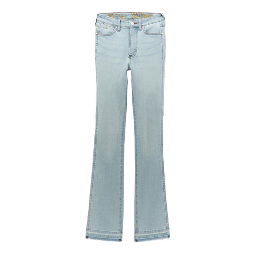 Wrangler® Women x Lainey Wilson Raw Hem Boot Huggers - Bleach Blue Wash