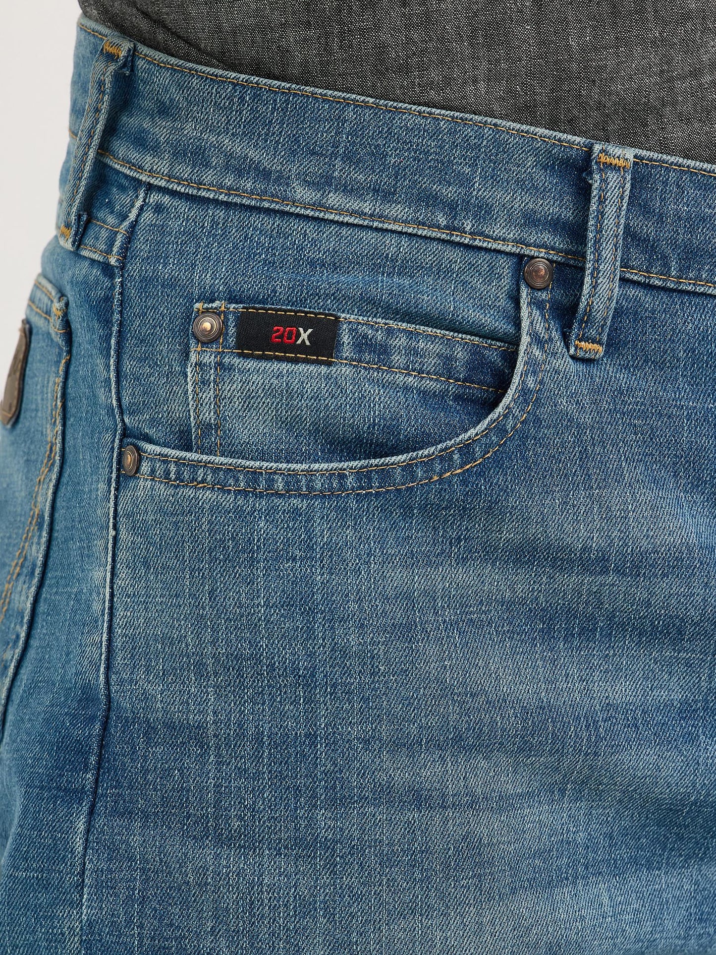 Wrangler Men's Cody Johnson 20X® Stretch 01 Competition Relaxed Fit Jean-Blue Stone-112369005