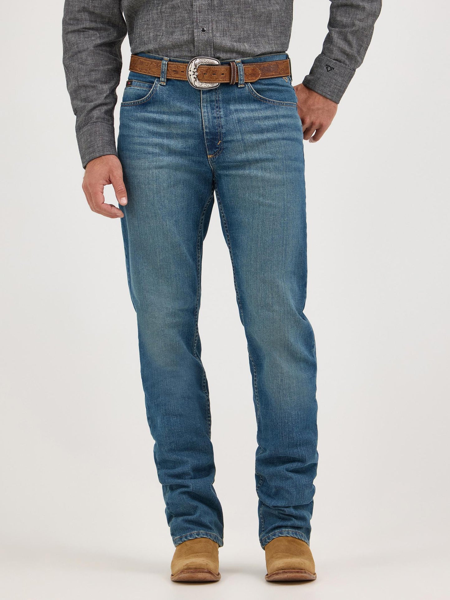 Wrangler Men's Cody Johnson 20X® Stretch 01 Competition Relaxed Fit Jean-Blue Stone-112369005