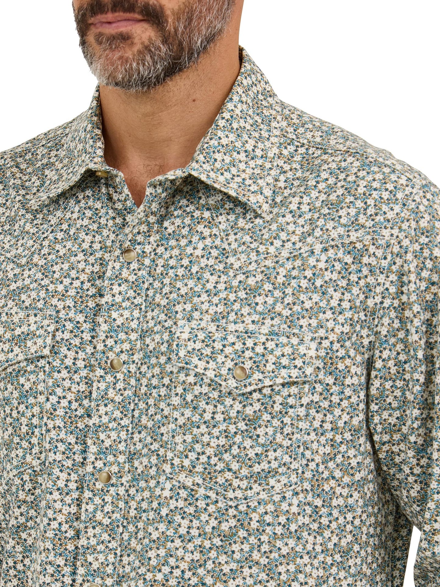 Wrangler Men's Retro® Long Sleeve Shirt - Modern Fit