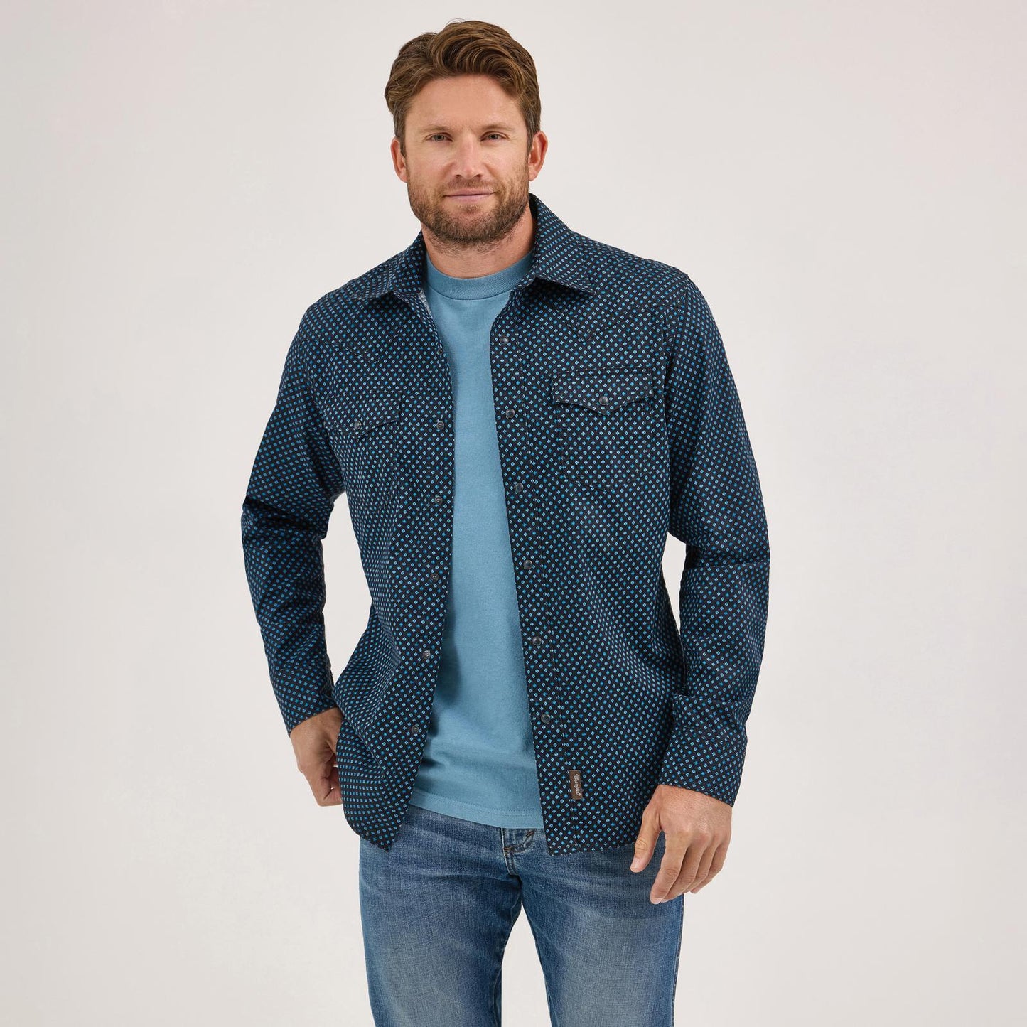 Wrangler Men's Retro® Long Sleeve Shirt - Modern Fit