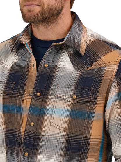 Wrangler Men's Retro® Long Sleeve Shirt - Modern Fit