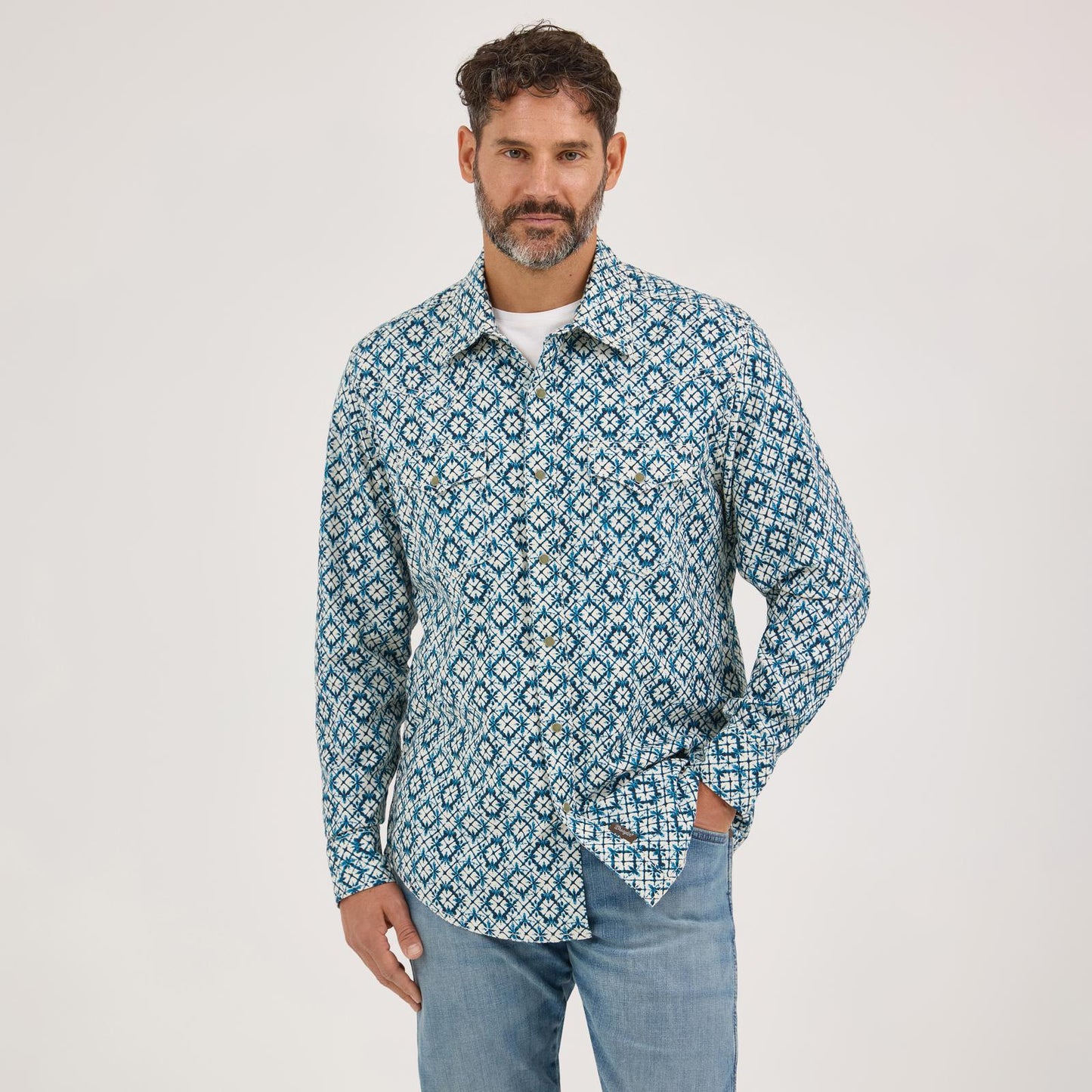 Wrangler Men's Retro® Long Sleeve Shirt - Modern Fit