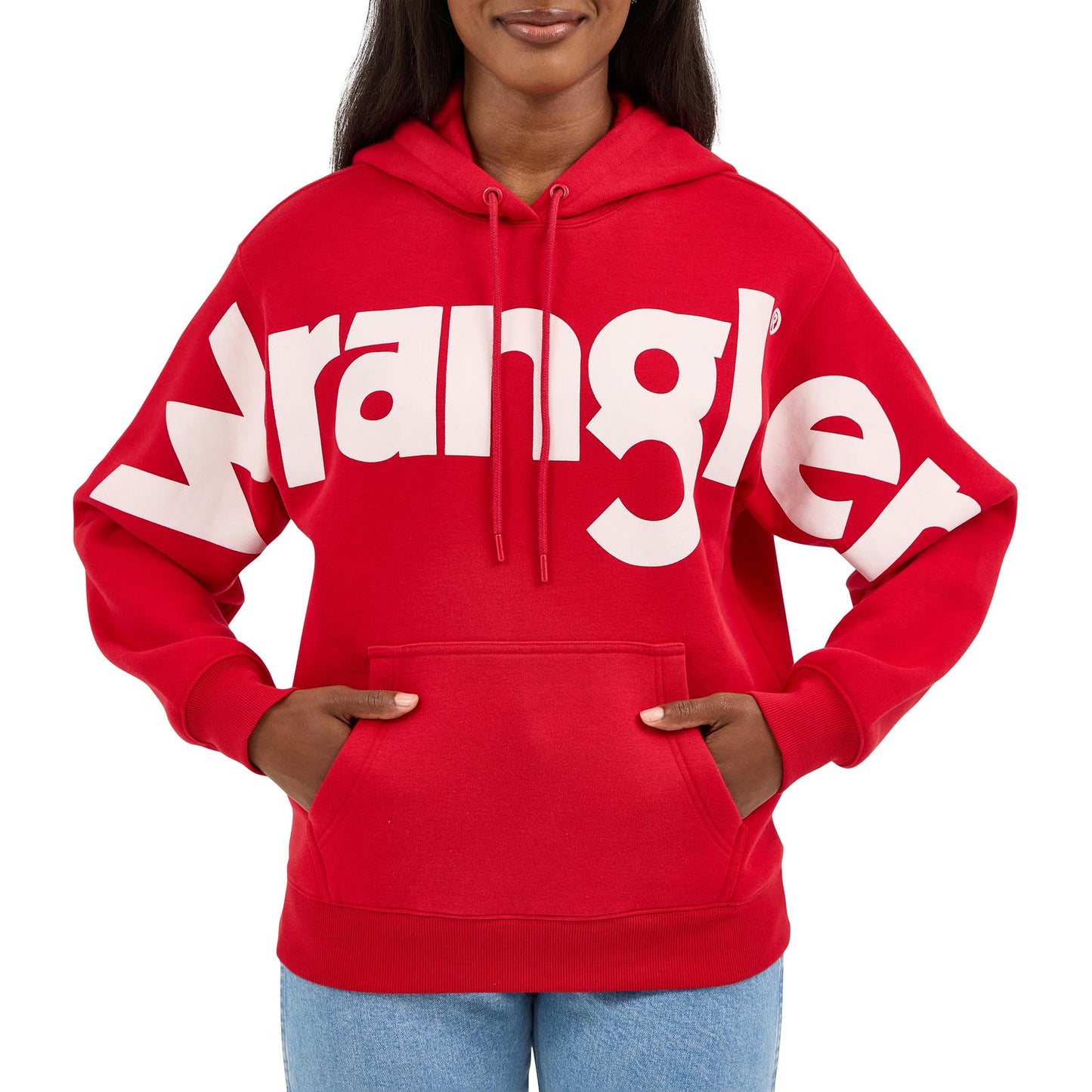 Wrangler Women Retro® Punchy Classic Hoodie - Red