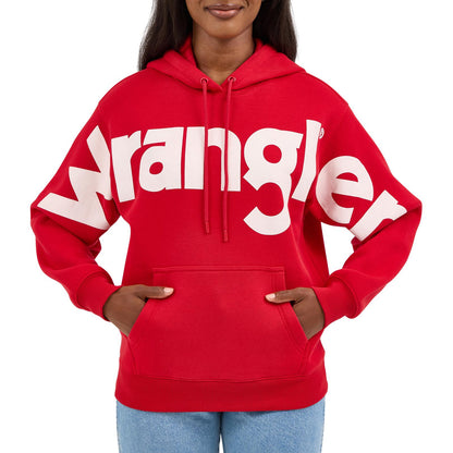 Wrangler Women Retro® Punchy Classic Hoodie - Red