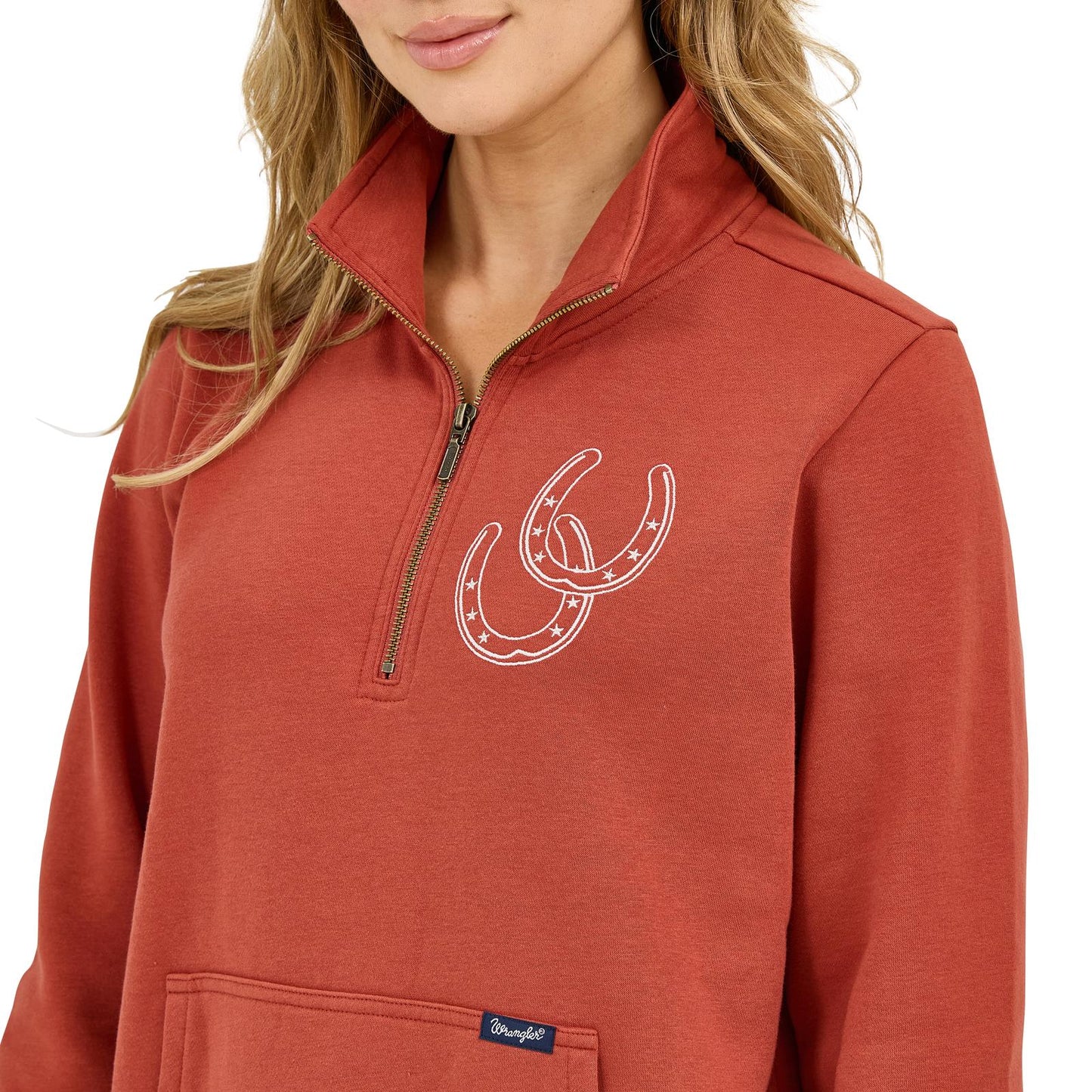 Wrangler Retro® Americana Sweatshirt Zip - Rust