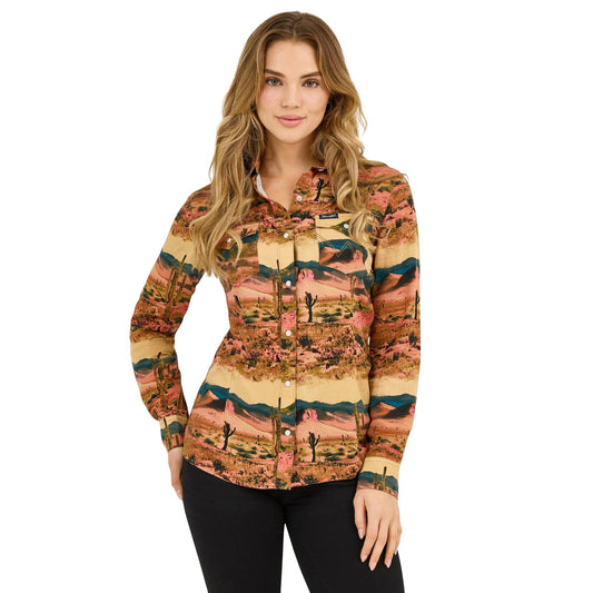 Wrangler Women Retro® Americana Western Snap Shirt