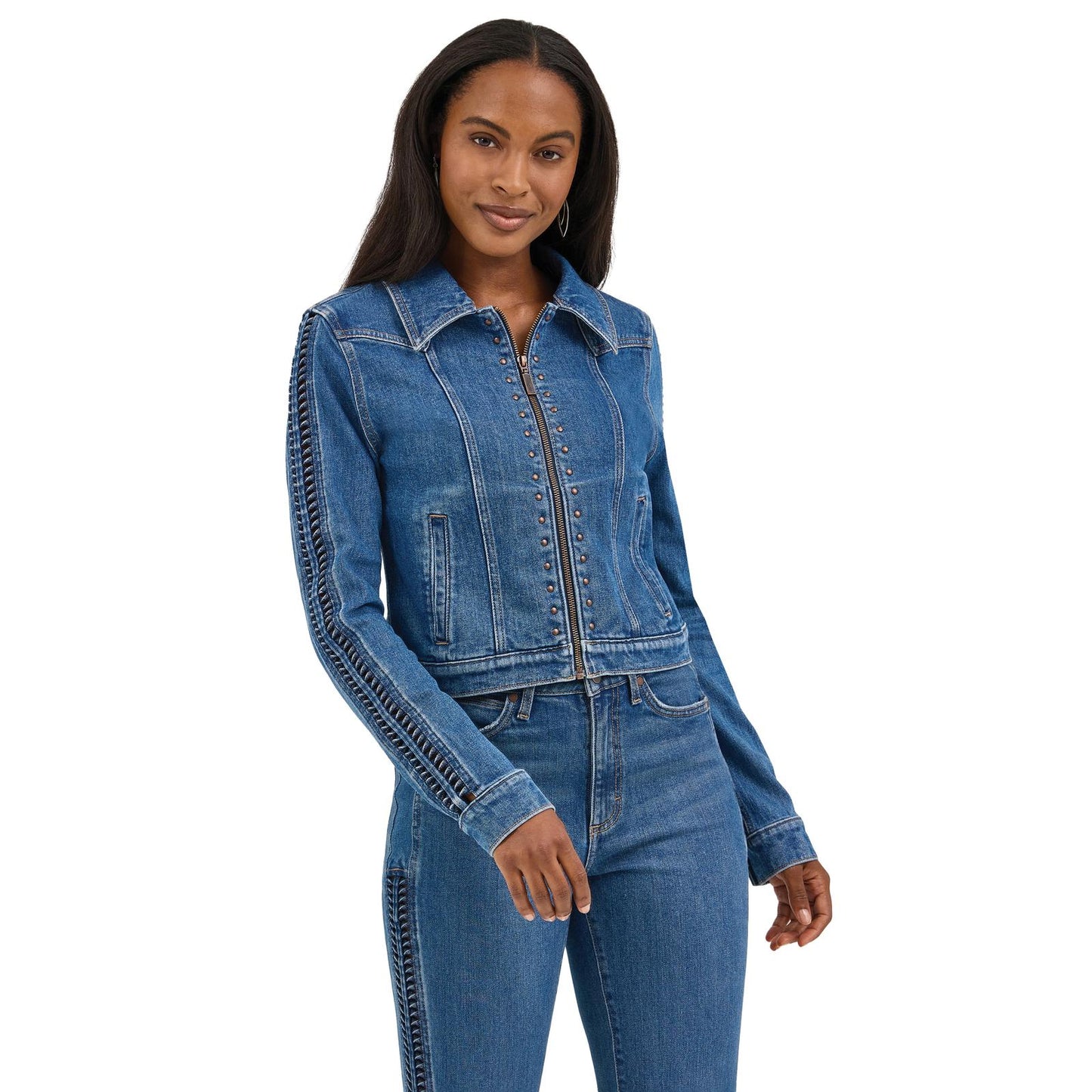Wrangler Women Retro® Party Unlined Denim Jacket - Blue