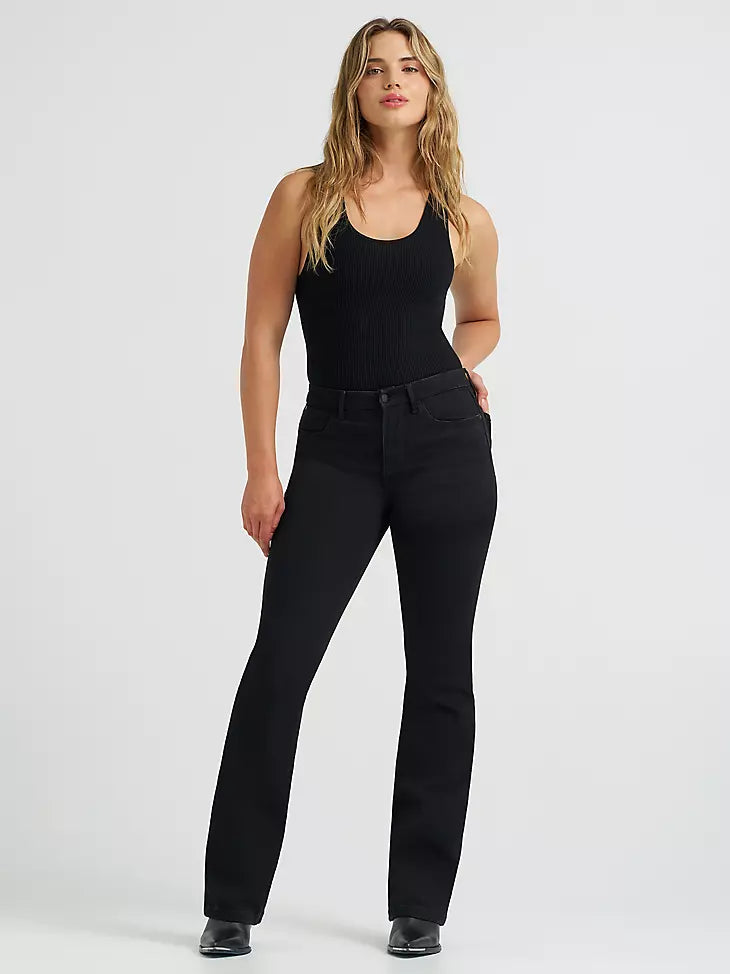 Wrangler® Bespoke Bootcut Jean - High Rise - Leighton - 112371949