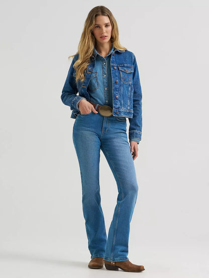 Wrangler® Iconic Western Denim Jacket - Dark Denim - 112373766