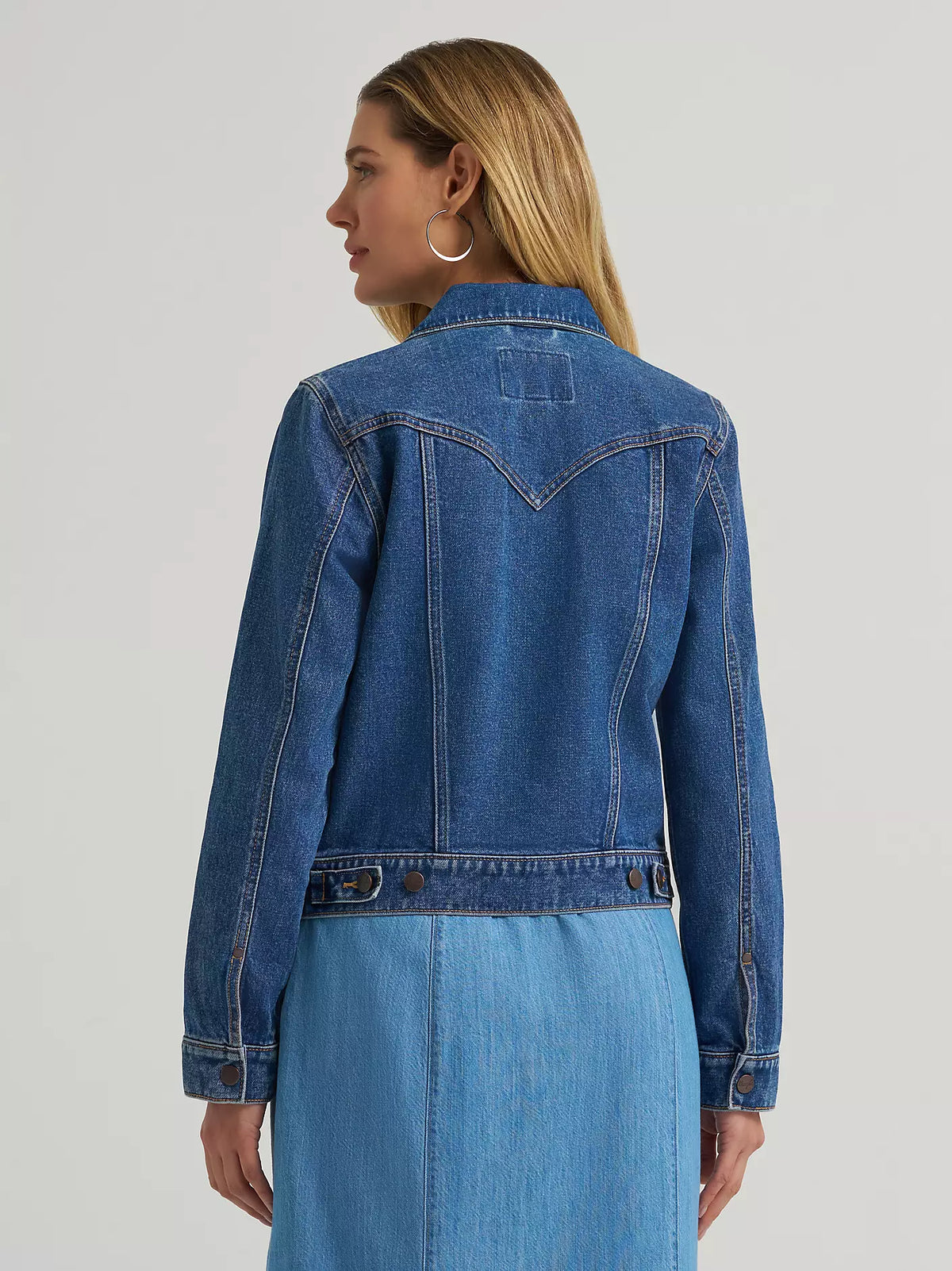 Wrangler® Iconic Western Denim Jacket - Dark Denim - 112373766