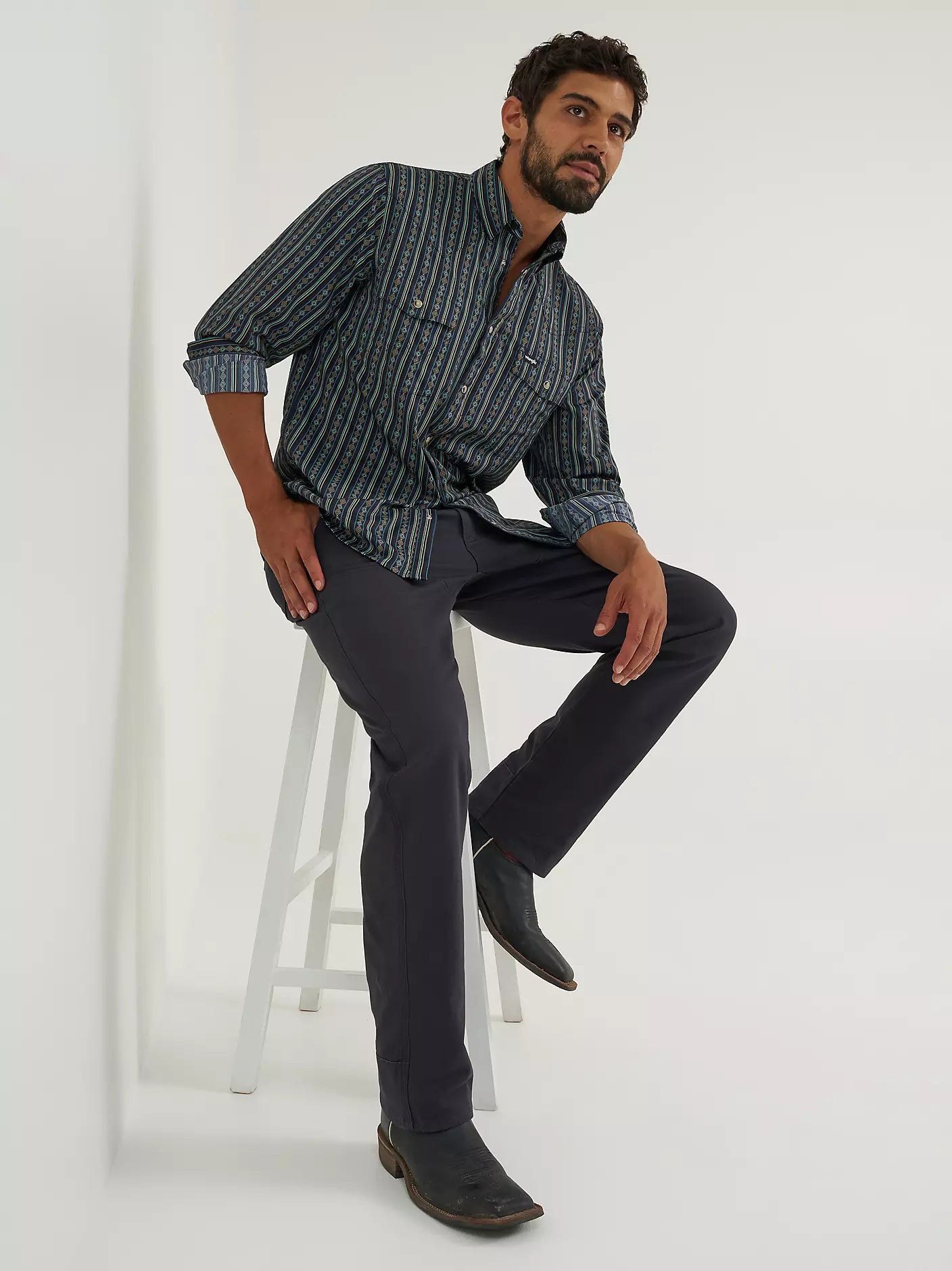 Wrangler All Terrain Gear Men's Open Range Pant-112382633-Phantom