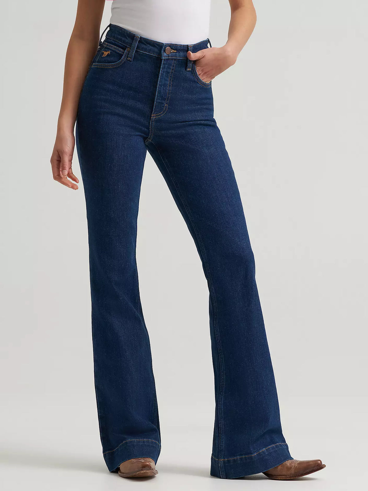 Wrangler® The Riding Jean - Bell Trouser - High Rise - Emerie - 112382756