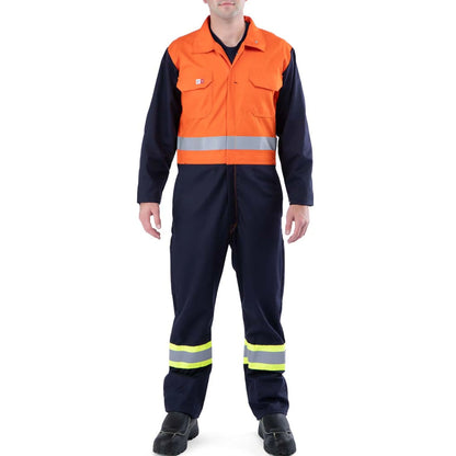 Big Bill Flame Resistant High Visibility Unlined Two-Tone Coverall -1142US9