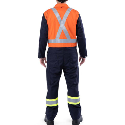 Big Bill Flame Resistant High Visibility Unlined Two-Tone Coverall -1142US9