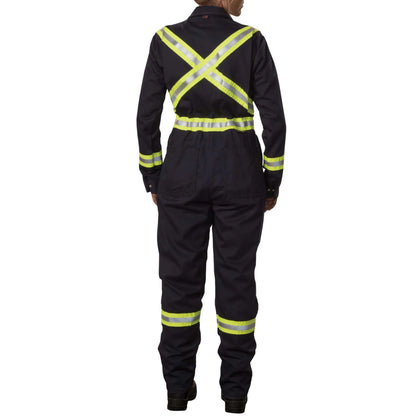 Big Bill Women’s Flame Resistant Coverall with Reflective Tape -1175US7 - Basics Clothing Store