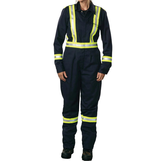 Big Bill Women’s Flame Resistant Coverall with Reflective Tape -1175US7