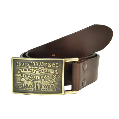 Levi's® Men's 38mm Bridle Two Horse Belt