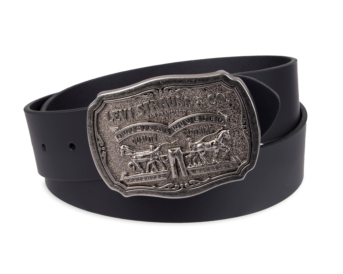 Levi's® Men's 40mm Bridle W/2-Horse Plaque Belt