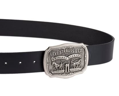 Levi's® Men's 40mm Bridle W/2-Horse Plaque Belt