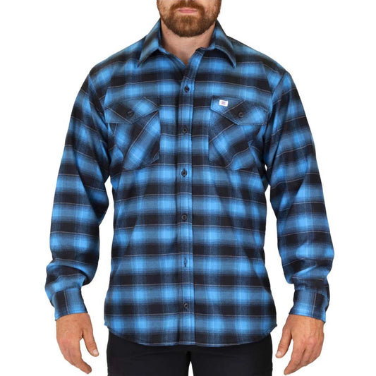 Big Bill Stretch Flannel Shirt -121ST  -Blue