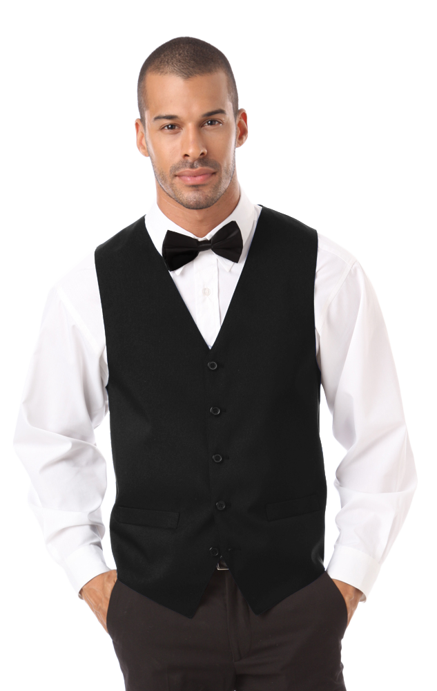 Blue Generation Adult Scotchgard Treated Twill Bistro Vest-BG1260