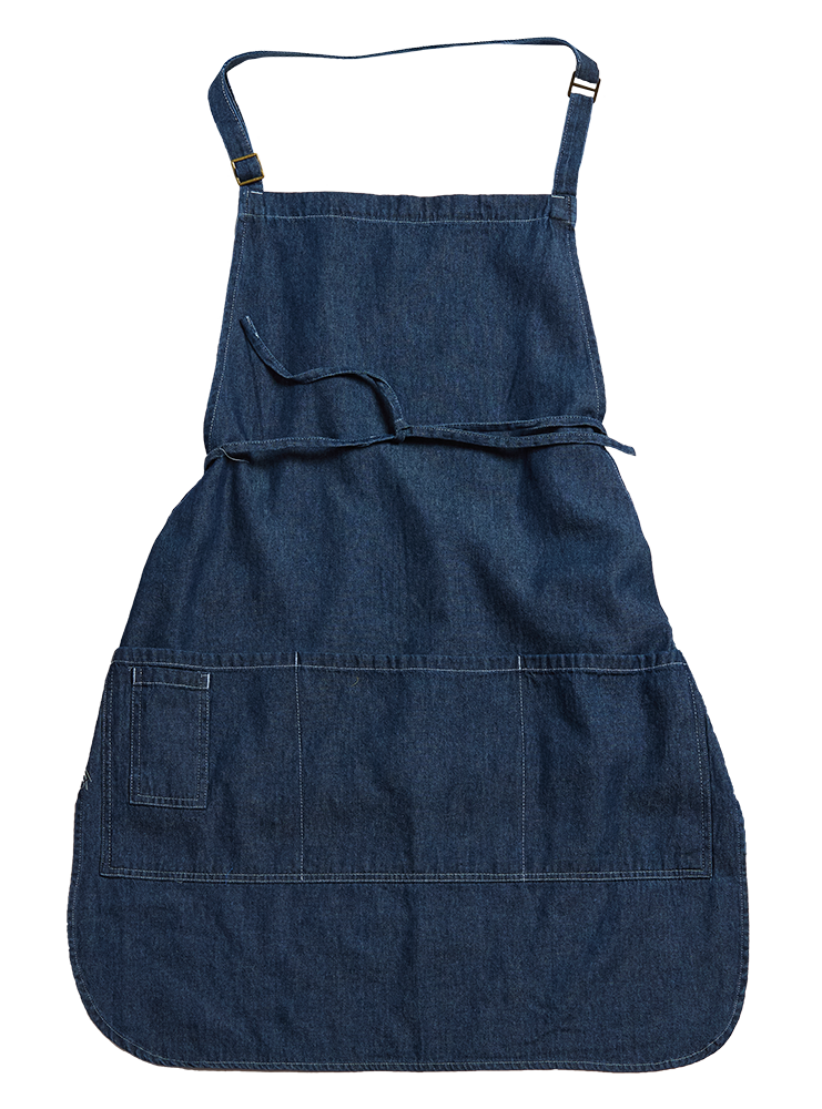 Blue Generation Cotton Denim Bib Apron-Regular-BG1271