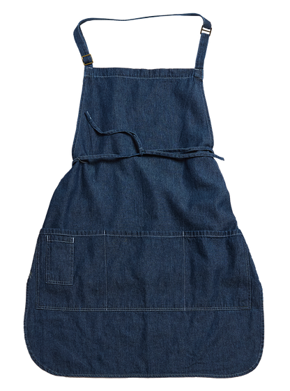 Blue Generation Cotton Denim Bib Apron-Regular-BG1271