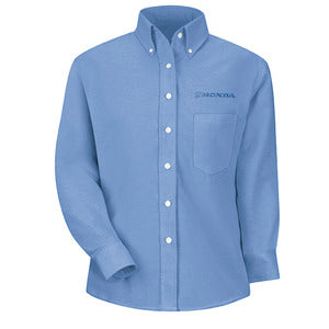 Honda® Women's Long Sleeve Executive Oxford Dress Shirt - Light Blue - 1271LB
