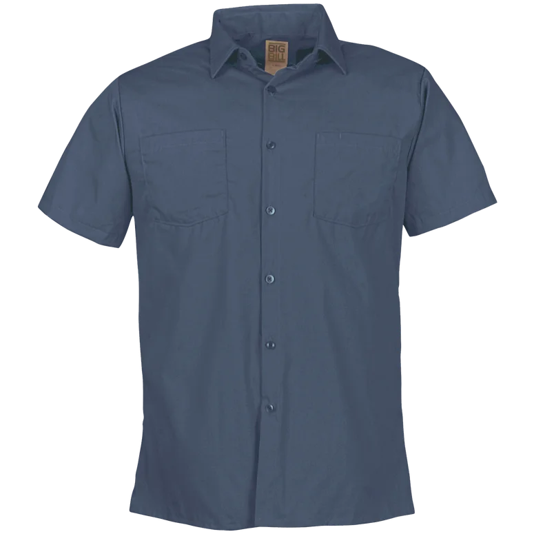 Big BillLightweight Poplin Short-Sleeve Industrial Work Shirt