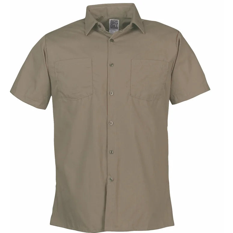 Big BillLightweight Poplin Short-Sleeve Industrial Work Shirt