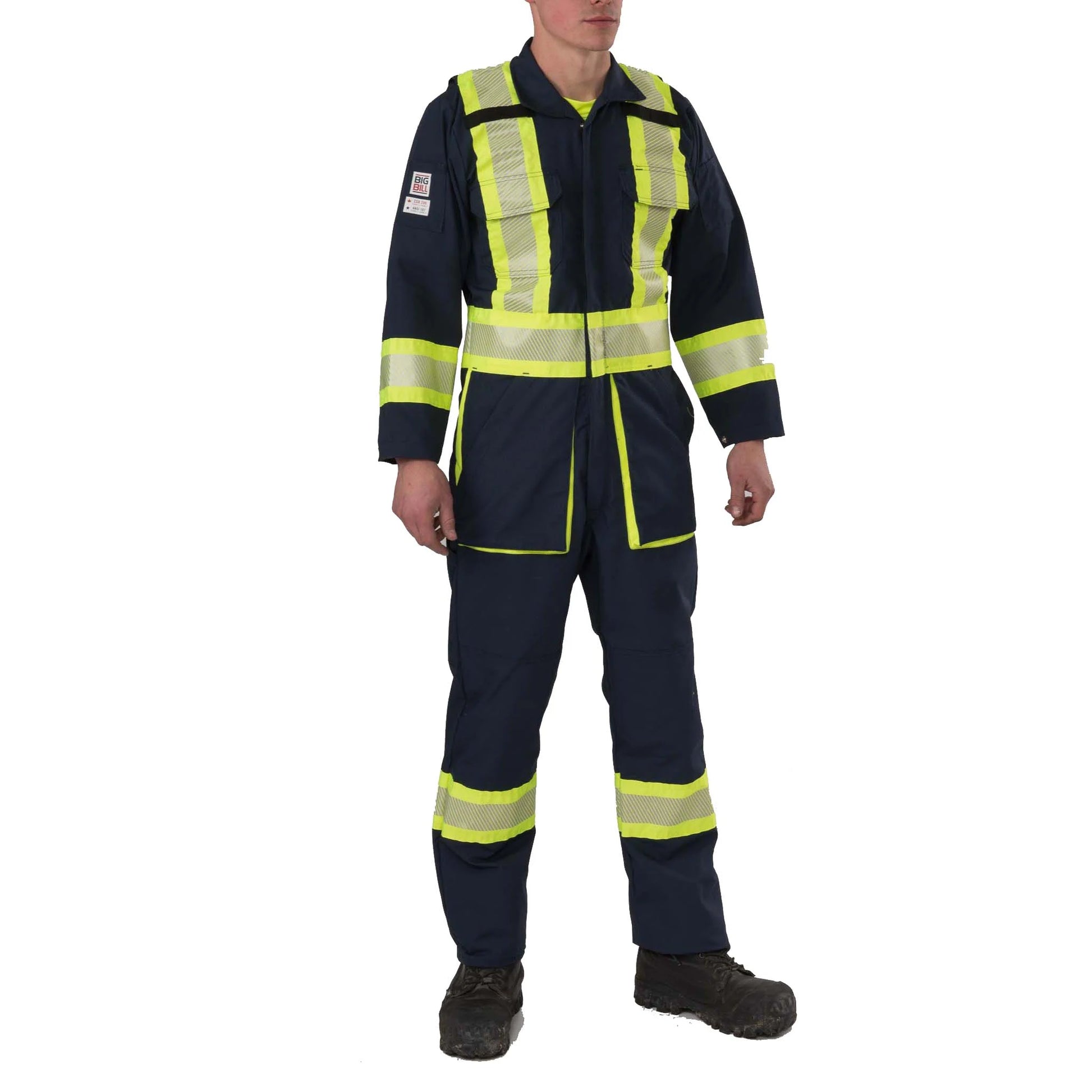 Big Bill High Visibility Ripstop Coverall -1324HVT - Basics Clothing Store